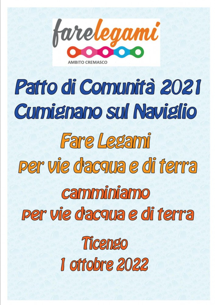 Copertina dell'opuscolo