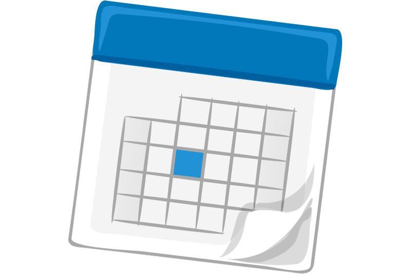 Disegno di un calendario