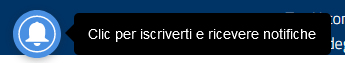 Icona per abilitare le notifiche